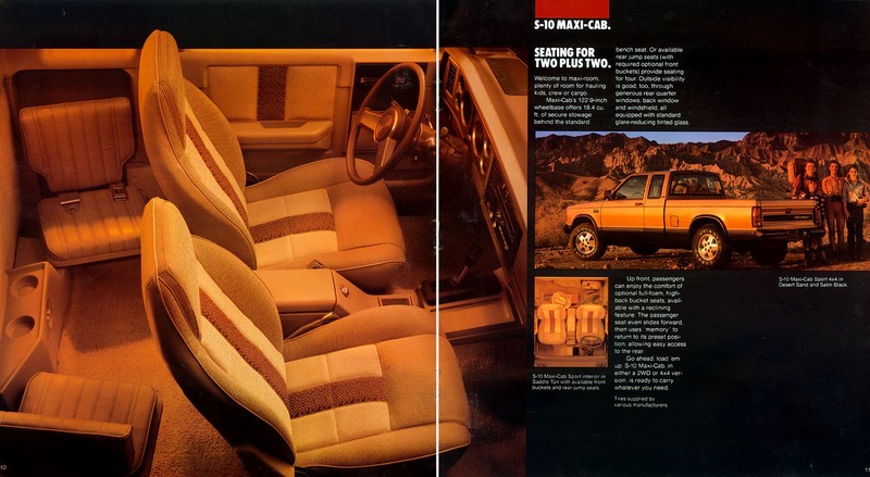 1985 Chevrolet S-10 Pickups Brochure Page 6